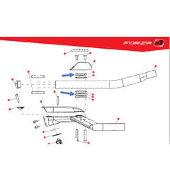 Spacer til 4ZA TT Styre (1 stk) 40mm