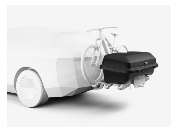 Thule Santu Lasteboks Hengerfestet (med Easyfold 3 og XT) 