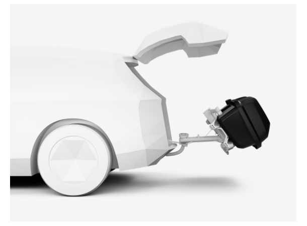 Thule Santu Lasteboks Hengerfestet (med Easyfold 3 og XT) 