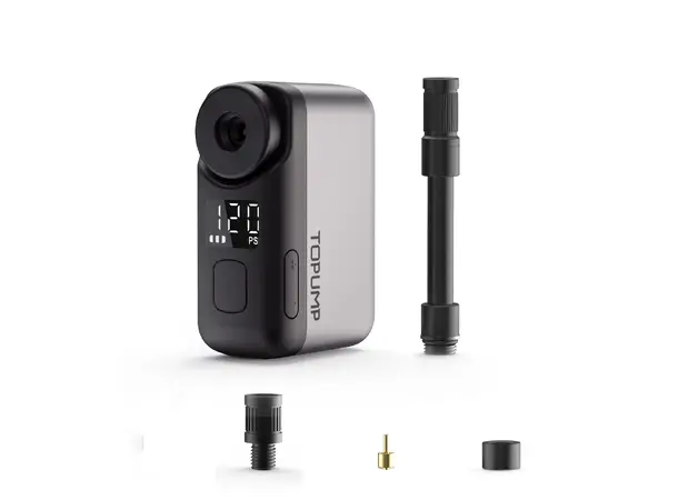 Topump TB2 Pro Elektrisk Minipumpe LED-Display, 120psi/8.3bar, 130g, 450mAh 