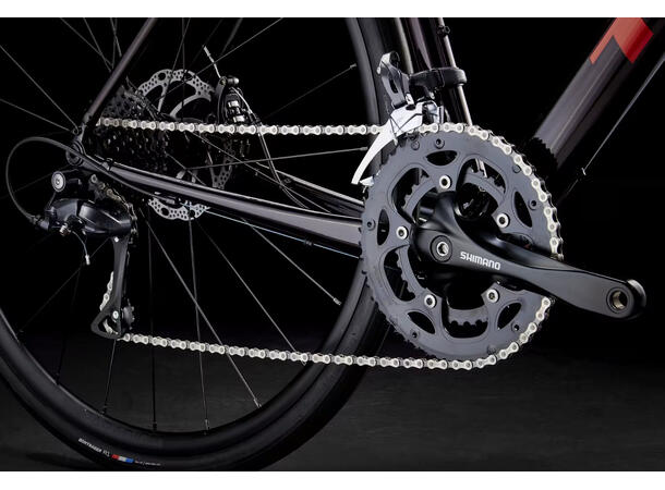 Trek Domane AL 2 Gen4 Crimson to Dark Carmine Fade, 56 