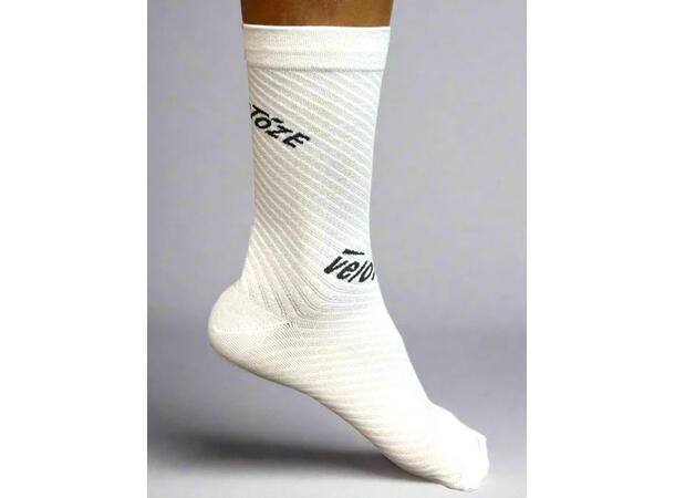 Velotoze Active Sokker Hvit S-M 