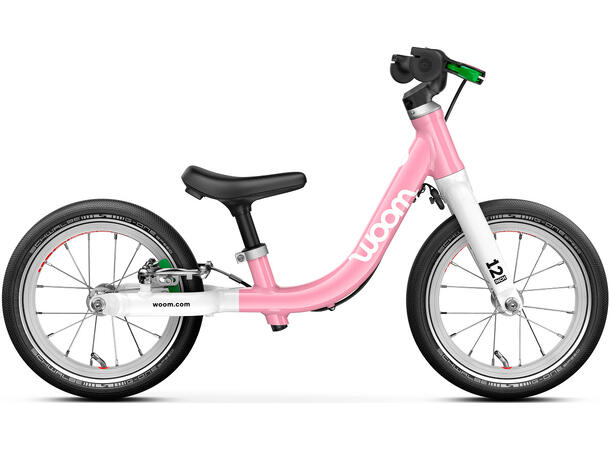 Woom Go 1 12" Balansesykkel Pink 