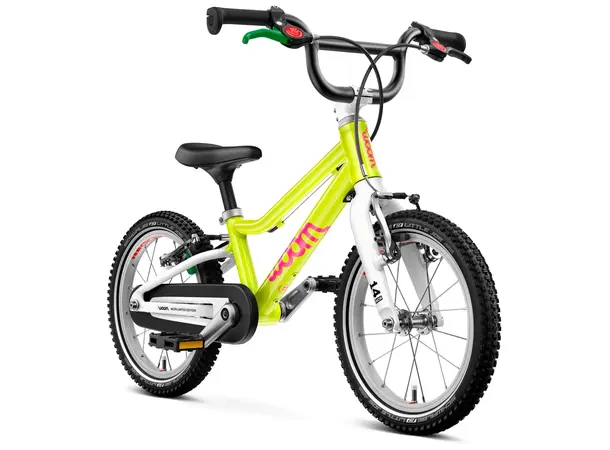 Woom Go 2 14" Barnesykkel LTD - Neon Lime 