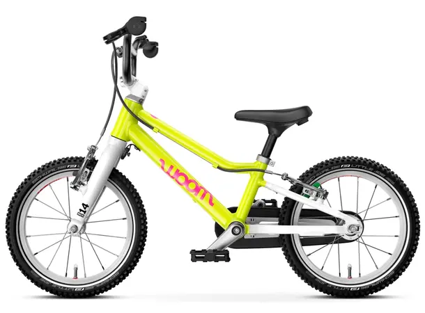 Woom Go 2 14" Barnesykkel LTD - Neon Lime 