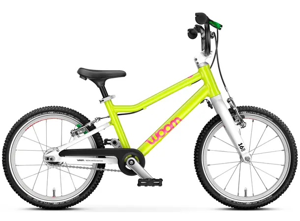 Woom Go 3 Automagic 16" LTD - Neon Lime 