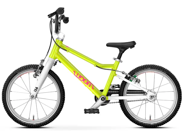 Woom Go 3 Automagic 16" LTD - Neon Lime 