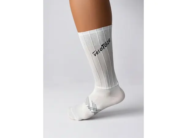 veloToze Aero Pro Aerosokker Hvit L-XL 