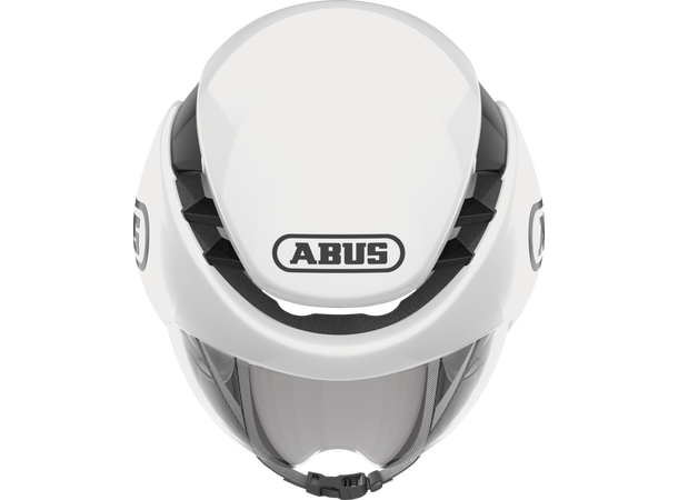 Abus Gamechanger TT Tempohjelm Shiny White, S 