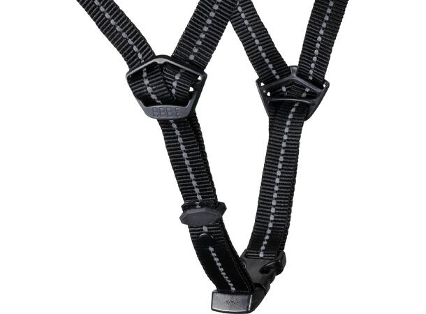 BBB District BHE-163 Hjelm M/L 54-60cm, Lys 24 LED, m/Visir 