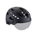 BBB District BHE-163 Hjelm M/L 54-60cm, Lys 24 LED, m/Visir