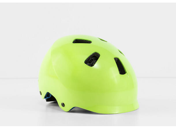 Bontrager Jet WaveCel Barn Sykkelhjelm Vis Green/Royal, 48-52cm 