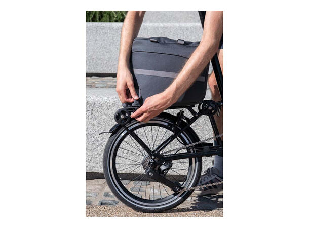 Brompton Borough Roller Rack Bag Mørk Grå 