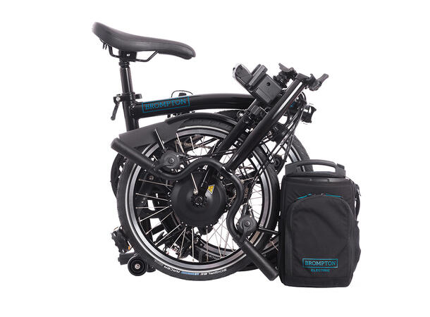 Brompton H4L Sammenleggbar EL-Sykkel 4 gir, 15,63kg, Black 