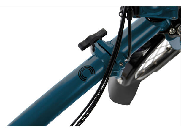 Brompton H6R Sammenleggbar sykkel 6 gir, 12.3kg, stålramme, Ocean Blue 