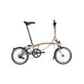 Brompton H6R Sammenleggbar sykkel 6 gir, 12.3kg, stålramme, Dune Sand