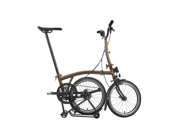 Brompton M4R P Line Sammenleggbar Sykkel 4 gir, 10,2 kg, Titan bakramme og gaffel 