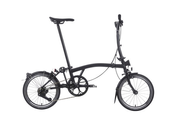 Brompton S12L P-Line Sammenleggbar 12 gir, 10,5 kg, Titan bakramme/gaffel 
