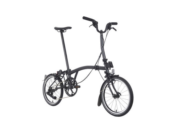 Brompton S12L Sammenleggbar Sykkel 12 gir, 10,5 kg, Titan bakramme/gaffel 