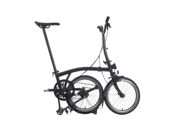 Brompton S12L Sammenleggbar Sykkel 12 gir, 10,5 kg, Titan bakramme/gaffel 