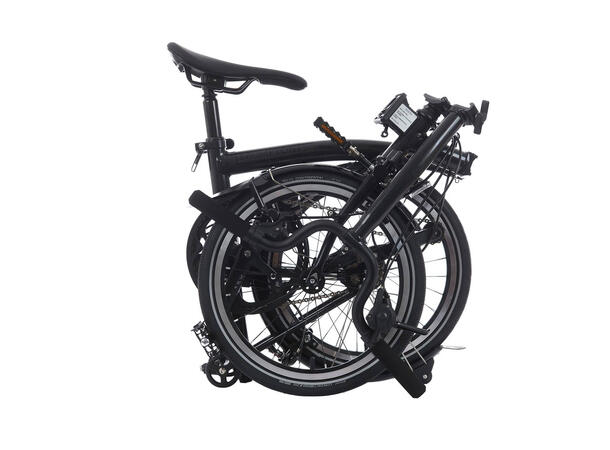 Brompton S12L Sammenleggbar Sykkel 12 gir, 10,5 kg, Titan bakramme/gaffel 