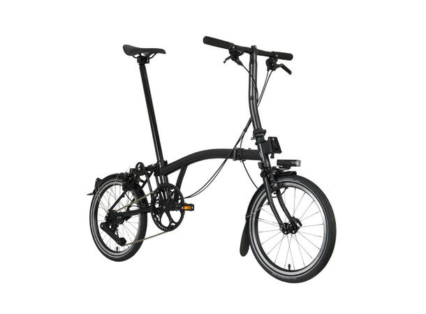 Brompton S4L P-Line Sammenleggbar Sykkel 4 gir, 9,7 kg, Titan bakramme og gaffel 
