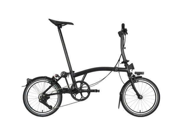 Brompton S4L P-Line Sammenleggbar Sykkel 4 gir, 9,7 kg, Titan bakramme og gaffel 