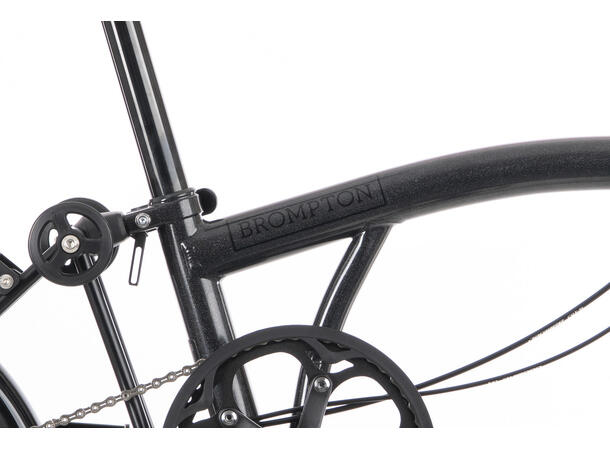 Brompton S4L P Line Sammenleggbar Sykkel 4 gir, 9,7 kg, Titan bakramme og gaffel 