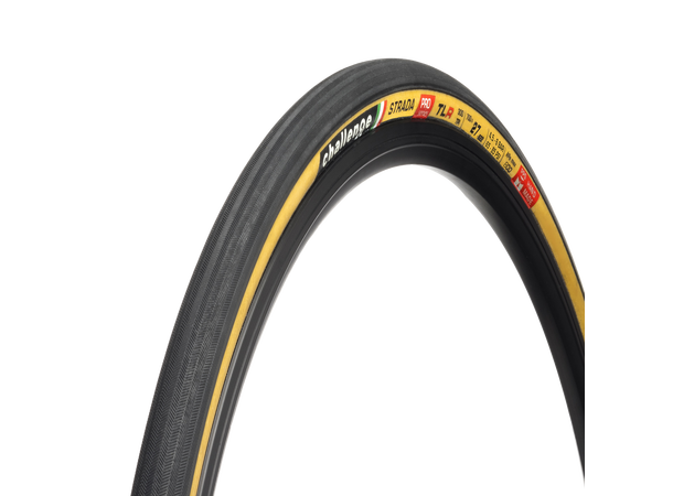 Challenge Strada Pro H-TLR Black/Tan, 700x27, Handmade TLR 