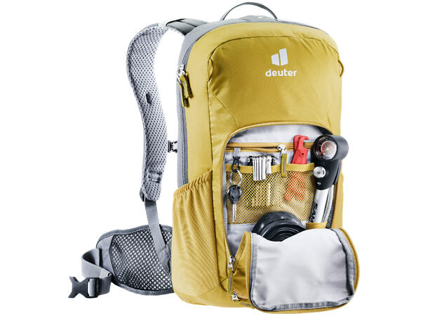 Deuter Bike I 20 Ryggsekk Turmeric-Shale , 20L, Regntrekk 