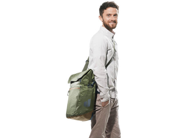 Deuter Mainhatten 17+10 Sykkelveske Khaki-Clay, 17 L, Vantett 