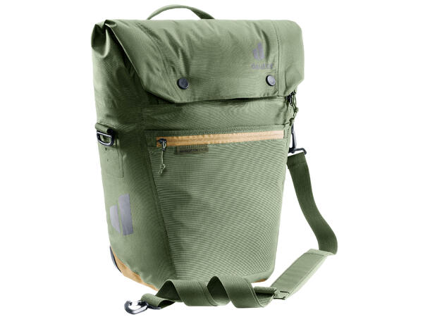 Deuter Mainhatten 17+10 Sykkelveske Khaki-Clay, 17 L, Vantett 