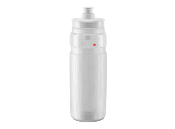 Elite Fly Tex 750ml Sykkelflaske Klar/Grå 