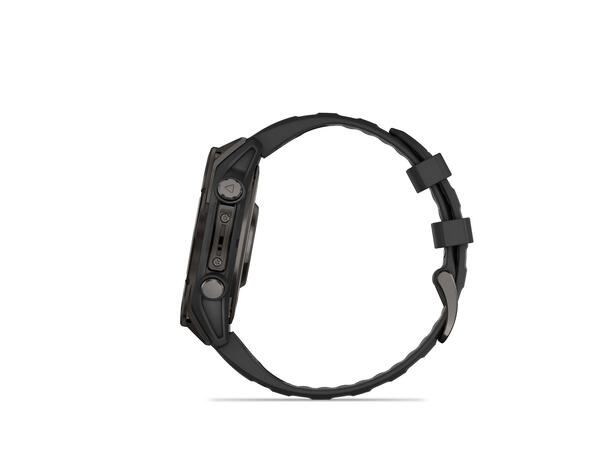 Garmin Fenix 8, 47 mm Sapphire, Karbongrå DLC-Titan 