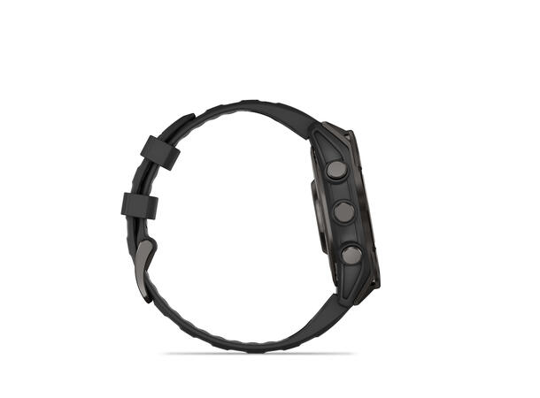 Garmin Fenix 8, 47 mm Sapphire, Karbongrå DLC-Titan 