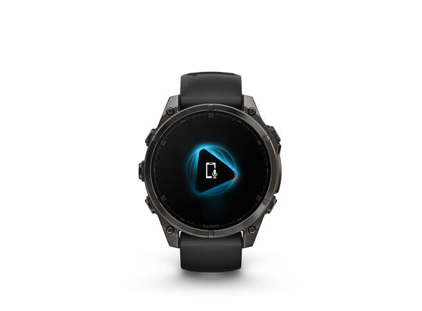 Garmin Fenix 8, 47 mm Sapphire, Karbongrå DLC-Titan 