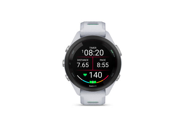 Garmin Forerunner 265S, Hvit WiFi, GPD, EU/PAC, Sort 