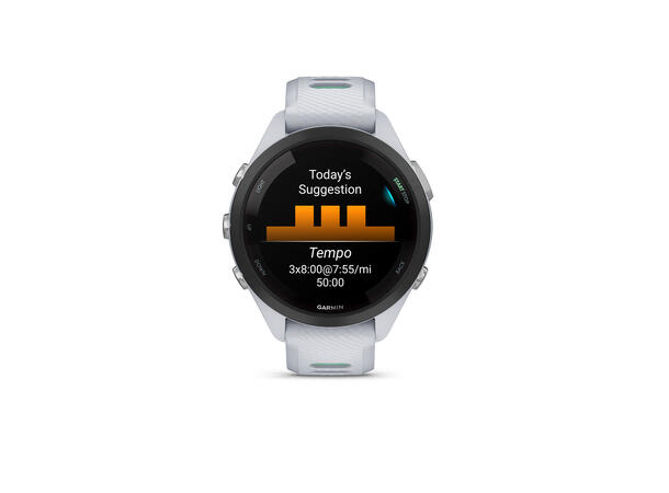 Garmin Forerunner 265S, Hvit WiFi, GPD, EU/PAC, Sort 