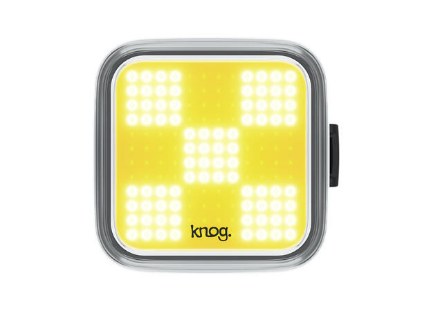 Knog Blinder Grid Frontlys Sort, 200 lumen, 34g 