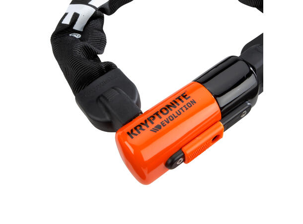 Kryptonite Evolution S4 1090 Kjettinglås 90cm kjetting, Nøkkel, FG-Godkjent 