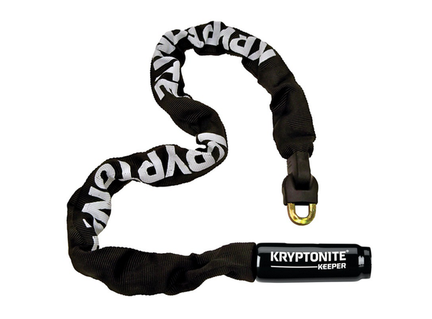 Kryptonite Keeper 785 Kjettinglås Sort, 7mmx85cm kjetting, Nøkkel 