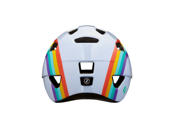 Lazer Pnut KinetiCore Barnehjelm Rainbow, 46-50cm 