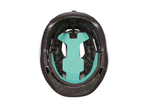 Lazer Pnut KinetiCore Barnehjelm Rainbow, 46-50cm 