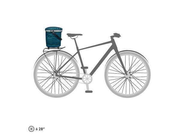 Ortlieb UP-Town Rack City Petrol, 17,5 L 