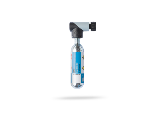PRO Micro CO2 Adapter Presta/Schrader, Inkl. 1 patron 