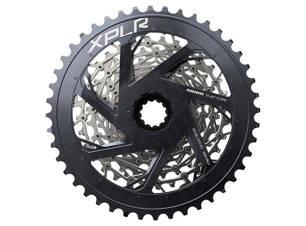 SRAM Force XG-1271 Kassett XPLR, 12 Speed, 10-44, Sølv/Sort 