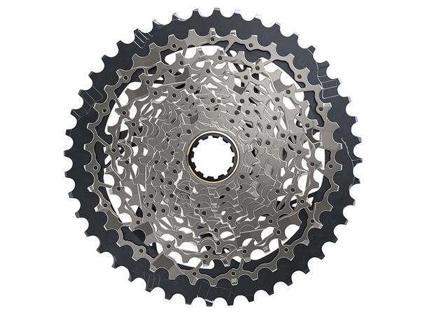 SRAM Force XG-1271 Kassett XPLR, 12 Speed, 10-44, Sølv/Sort 