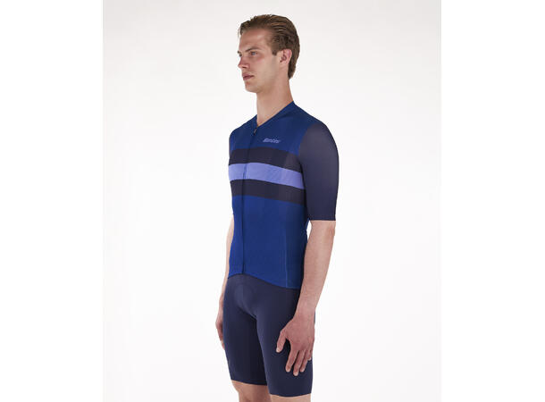 Santini Eco Sleek Bengal Sykkeltrøye BLÅ L 