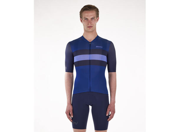 Santini Eco Sleek Bengal Sykkeltrøye BLÅ L 
