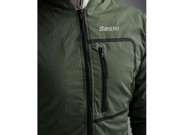 Santini Guard Neo Shell Regnjakke Grønn 2XL 